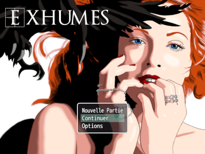 écran titre du jeu Exhumés